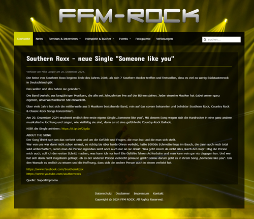 FFM-Rock Someone like you - Southern Roxx